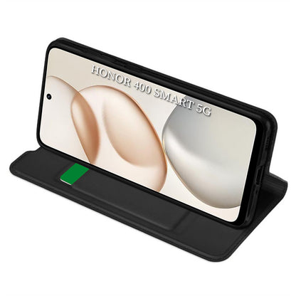 Kotelo Honor 400 Smart 4G / X7d 4G / 400 Smart 5G, Techsuit, Magskin Book, Musta