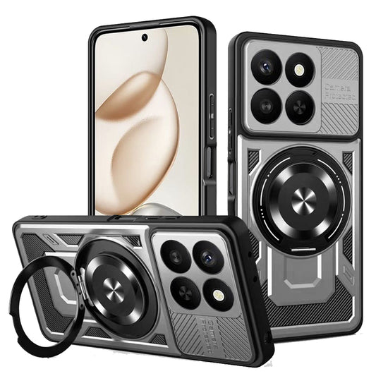 Suojakotelo Honor 400 Smart 4G / X7d 4G / 400 Smart 5G, Techsuit, RuggedCam, Harmaa