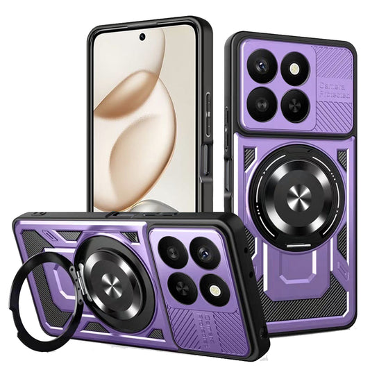 Kotelo Honor 400 Smart 4G / X7d 4G / 400 Smart 5G, Techsuit, RuggedCam, Violetti