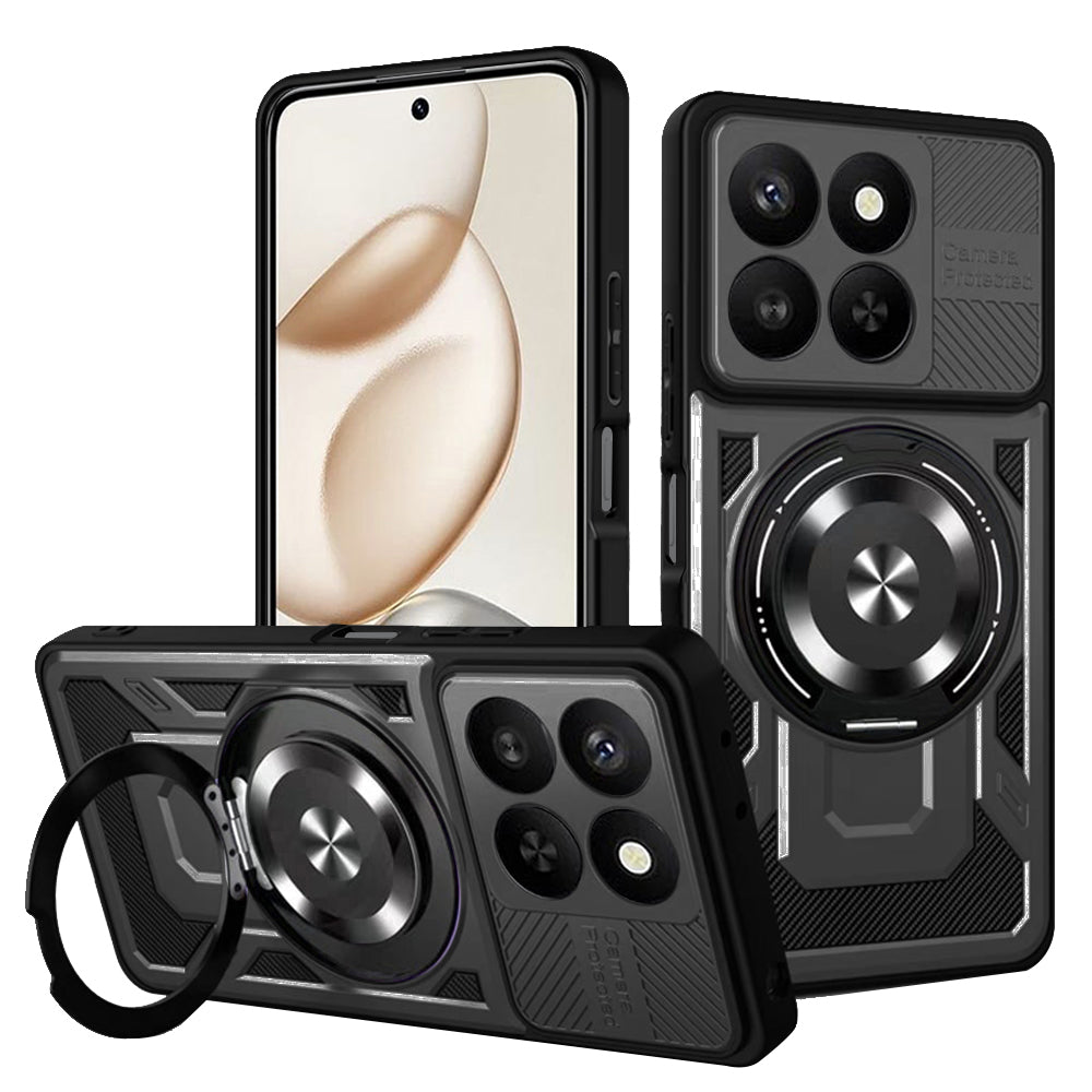 Kotelo Honor 400 Smart 4G / X7d 4G / 400 Smart 5G, Techsuit, RuggedCam, Musta