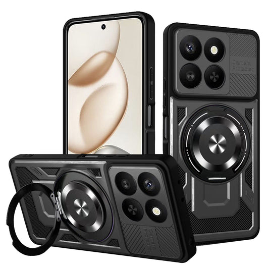 Kotelo Honor 400 Smart 4G / X7d 4G / 400 Smart 5G, Techsuit, RuggedCam, Musta