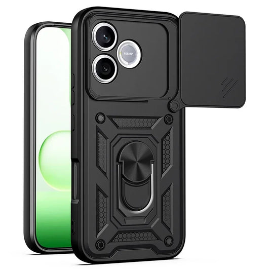 Kuori Honor 600 Lite -puhelimelle, OEM, CamShield, Musta