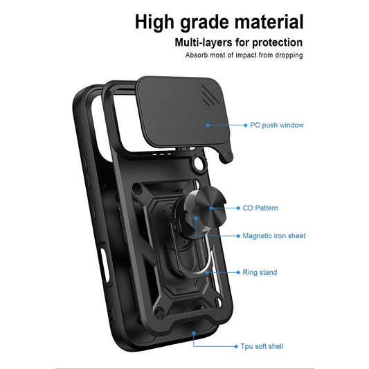 Kuori Honor 600:lle, OEM, CamShield, Musta