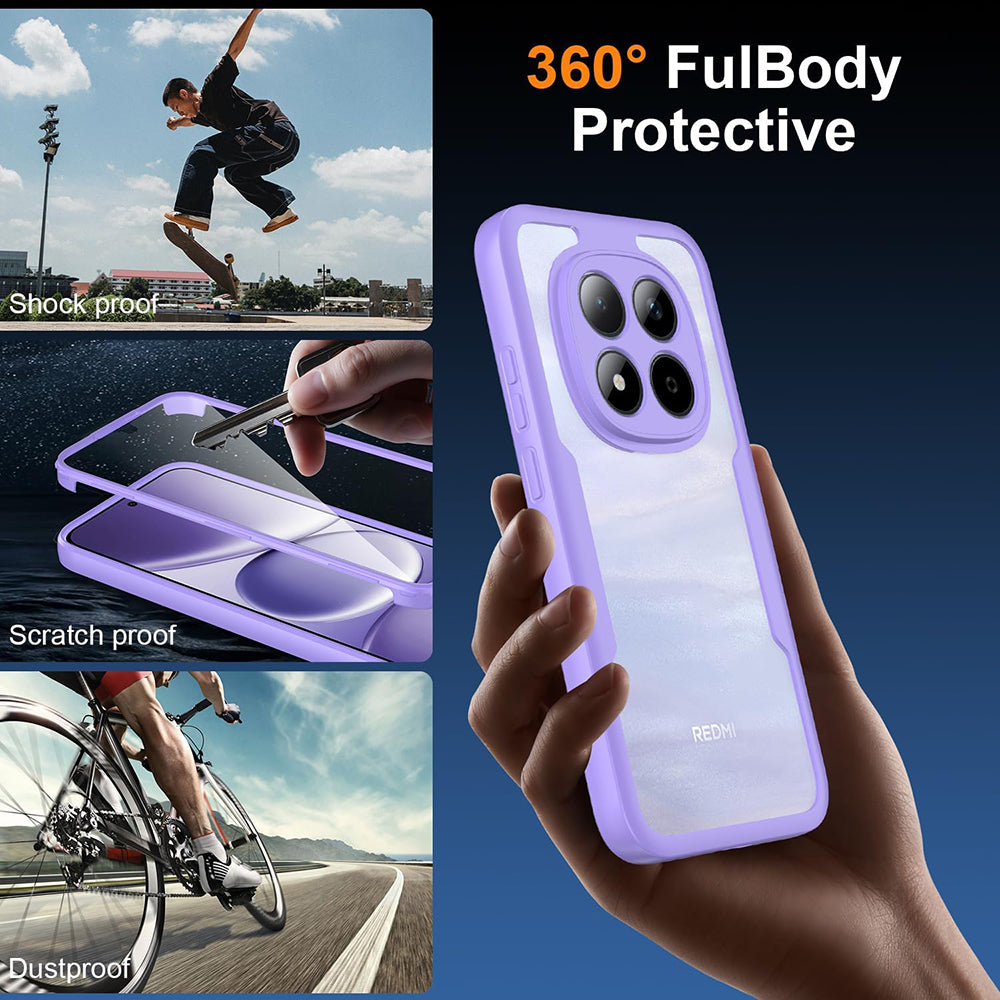 Kotelo Honor 600 Lite -puhelimelle, Techsuit, ColorVerse 360, Violetti