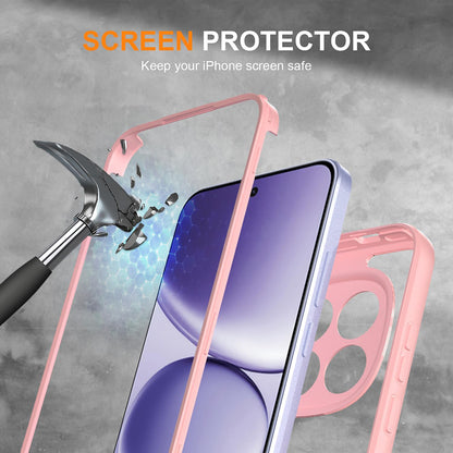 Kotelo Honor 600 Lite -puhelimelle, Techsuit, ColorVerse 360, Vaaleanpunainen