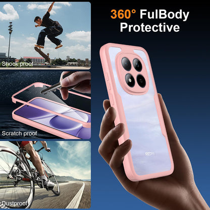 Kotelo Honor 600 Lite -puhelimelle, Techsuit, ColorVerse 360, Vaaleanpunainen