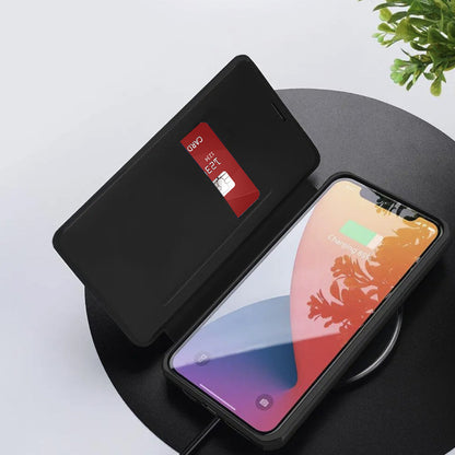 Kotelo Honor 600 Lite -puhelimelle, Techsuit, Magskin Book, Musta