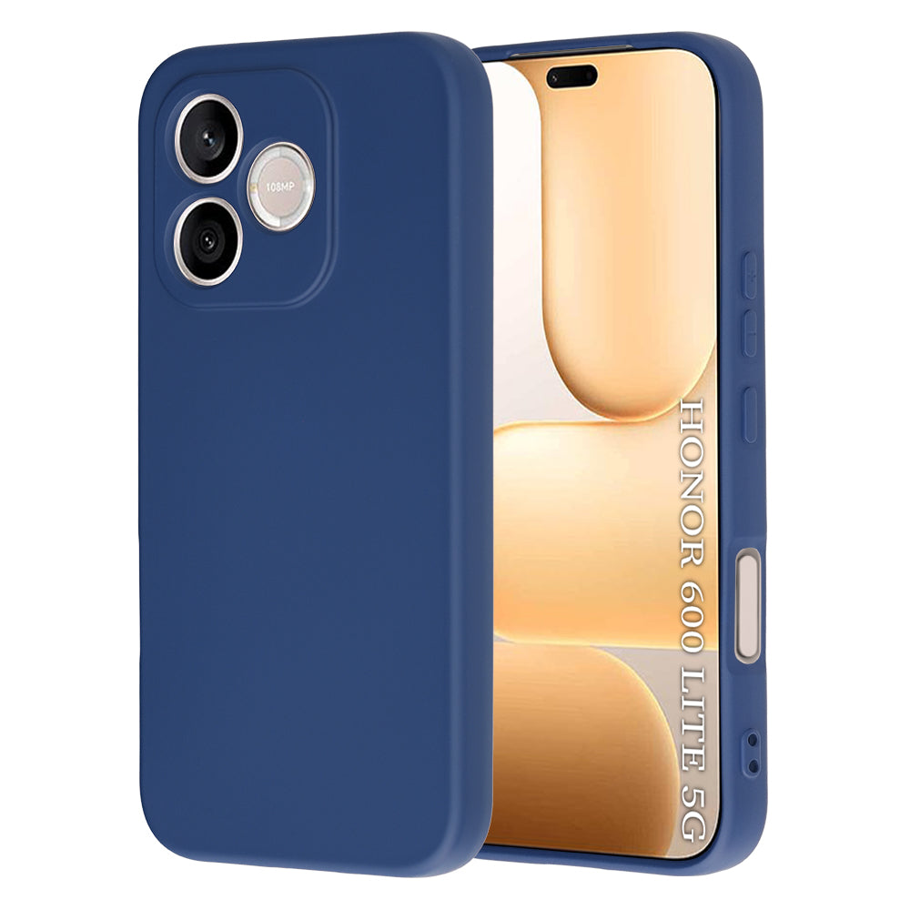 Kotelo Honor 600 Lite, Techsuit, SoftFlex, Tummansininen