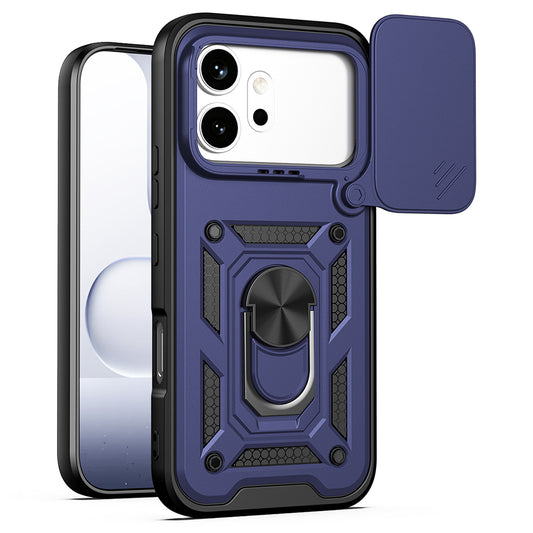 Kuori Honor 600 Pro / 600:lle, Techsuit, CamShield, Sininen