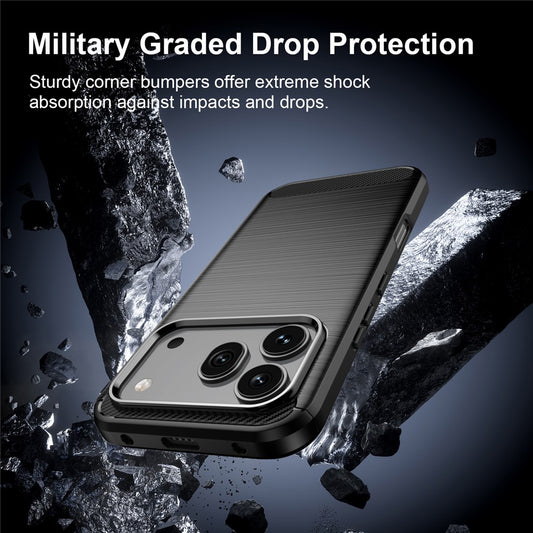 Kuori Honor 600 Pro / 600:lle, Techsuit, Hiili, Musta
