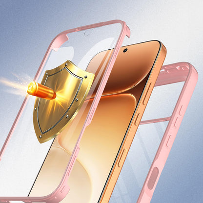 Kuori Honor 600 Pro / 600:lle, Techsuit, ColorVerse 360, vaaleanpunainen