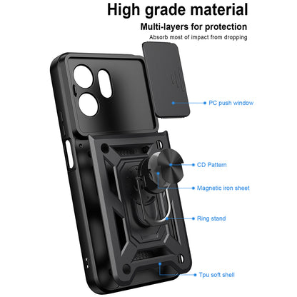 Kuori Honor 600 Smartille, Techsuit, CamShield, Vihreä
