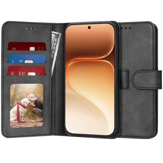 Honor 600 -suojakuori, Techsuit, Diary Book, Musta