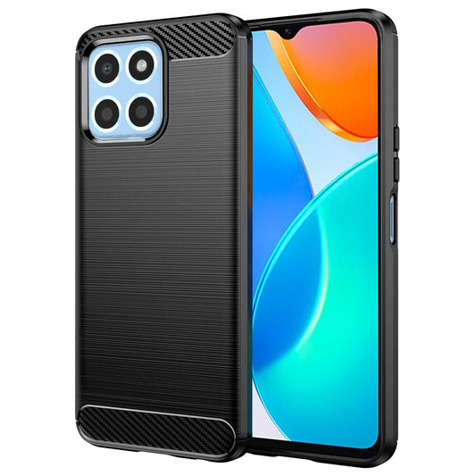 Kuori Honor 70 Lite / X6 / X8 5G:lle, Techsuit, Hiili, Musta