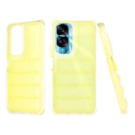 Kuori Honor 90 Lite -puhelimelle, Techsuit, Wave Shield, Keltainen