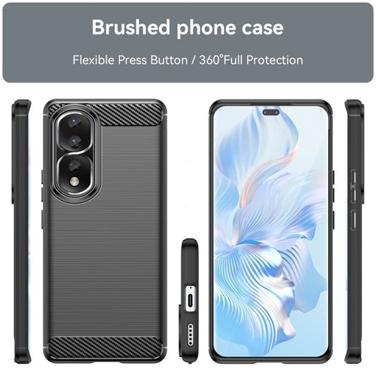 Case for Honor 90 Pro / 80 Pro, Techsuit, Carbon, Black