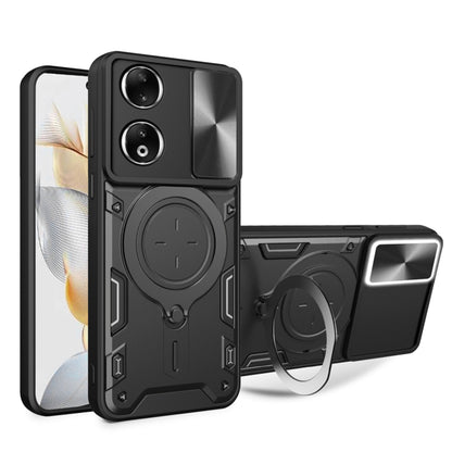 Case for Honor 90, Techsuit, CamGuard Pro, Black