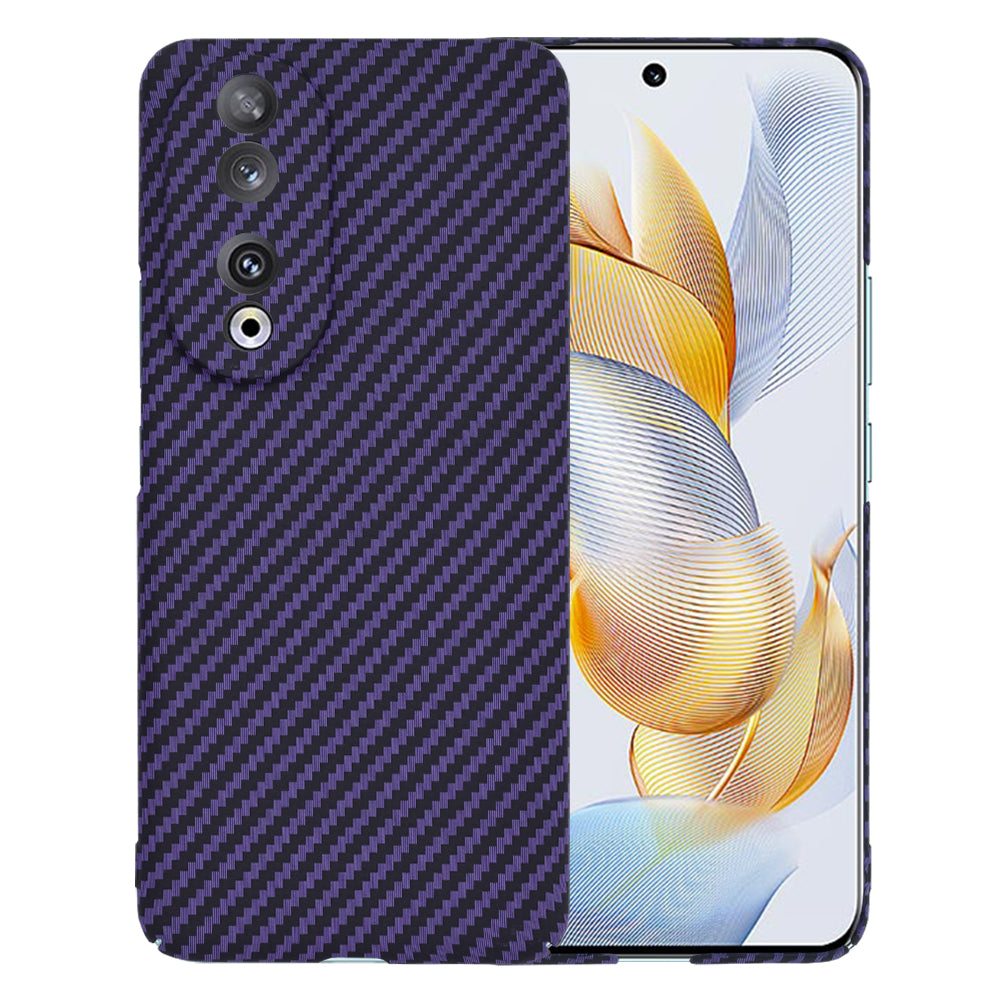 Case for Honor 90, Techsuit, Carbonite FiberShell, Purple