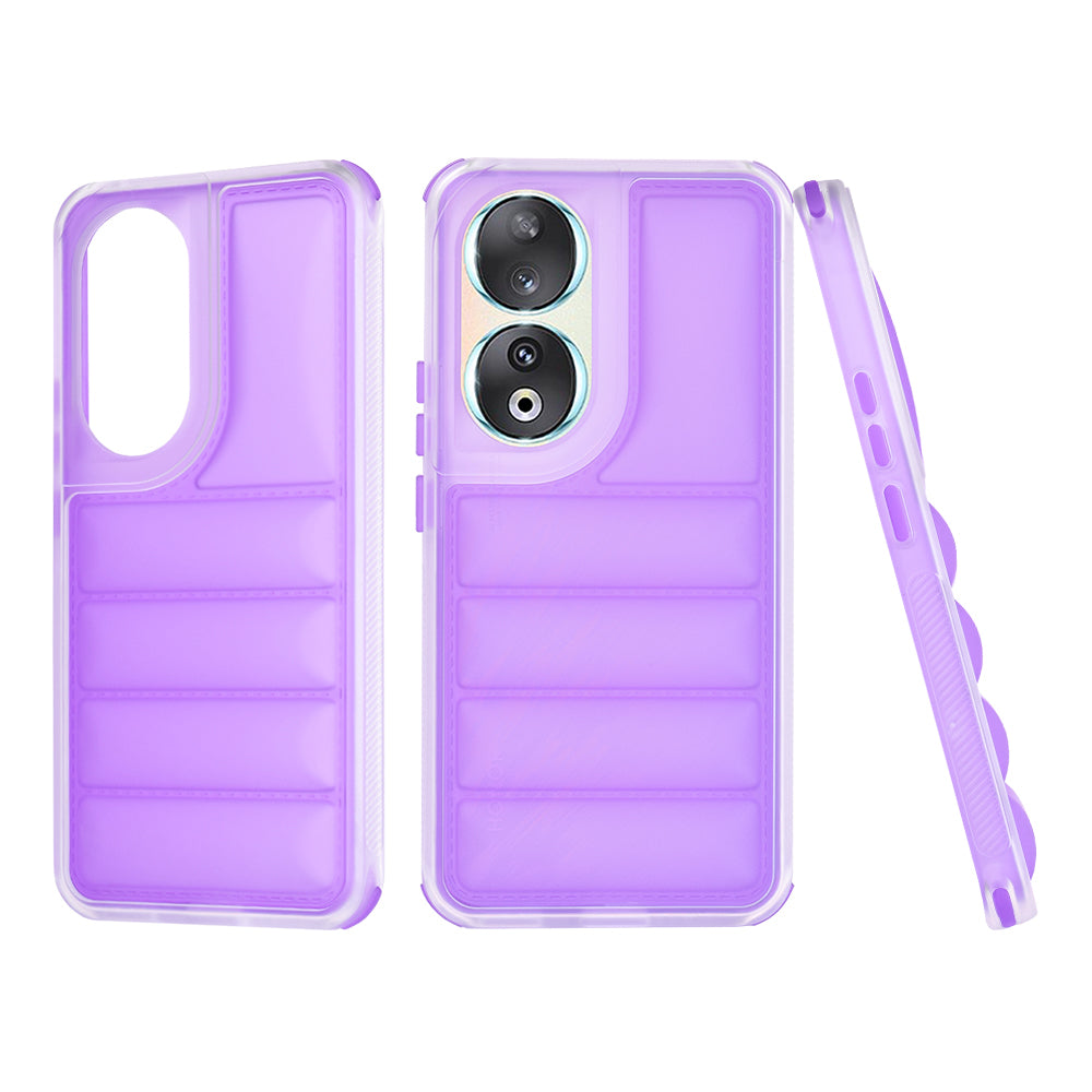 Case for Honor 90, Techsuit, Wave Shield, Purple