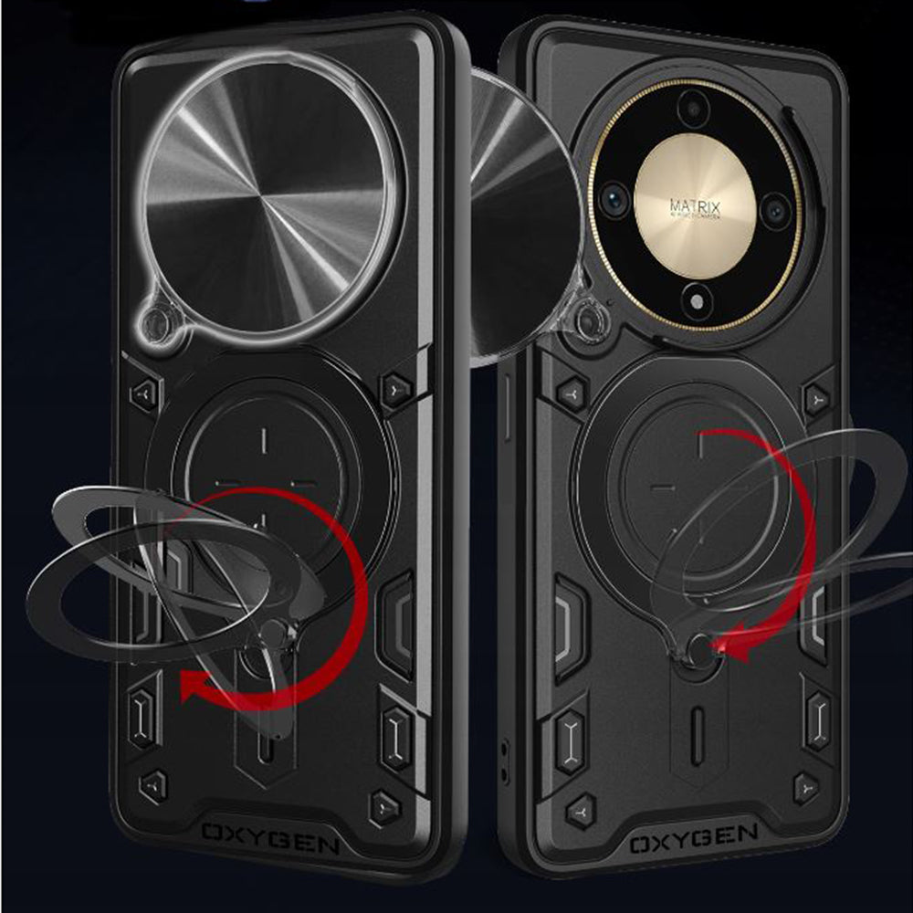 Case for Honor Magic5 Lite, Techsuit, CamGuard Pro, Black
