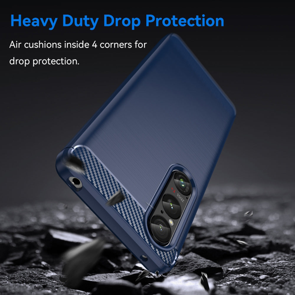 Kotelo Honor Magic6 Lite, Techsuit, Carbon, Sininen