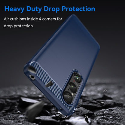 Kotelo Honor Magic6 Lite, Techsuit, Carbon, Sininen