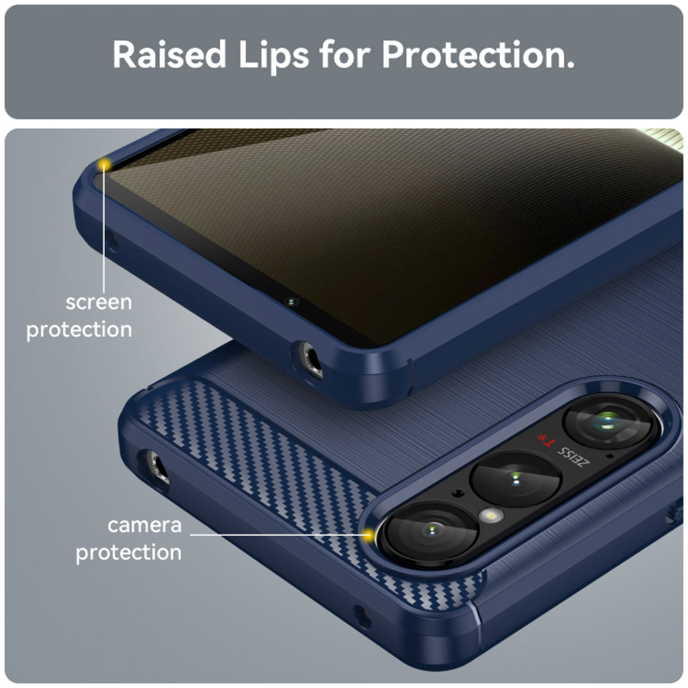 Kotelo Honor Magic6 Lite, Techsuit, Carbon, Sininen