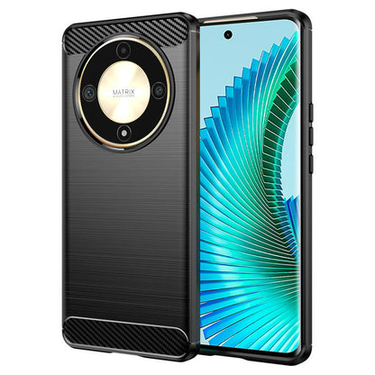 Case for Honor Magic6 Lite, Techsuit, Carbon, Black