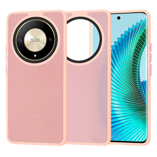 Kuori Honor Magic6 Lite -puhelimelle, Techsuit, HaloFrost, Vaaleanpunainen