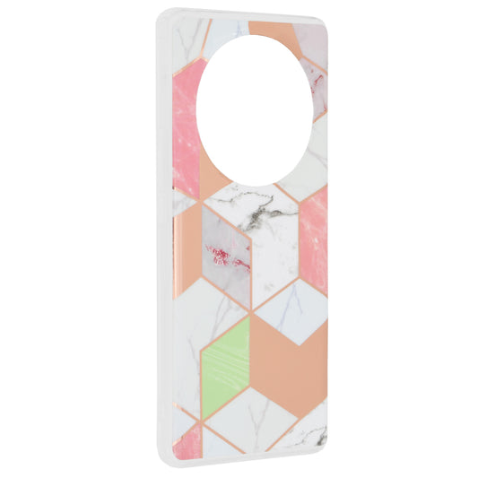 Kuori Honor Magic6 Lite -puhelimelle, Techsuit, Marble, Violetti
