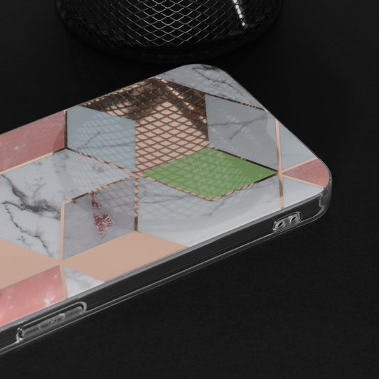 Kuori Honor Magic6 Lite -puhelimelle, Techsuit, Marble, Violetti