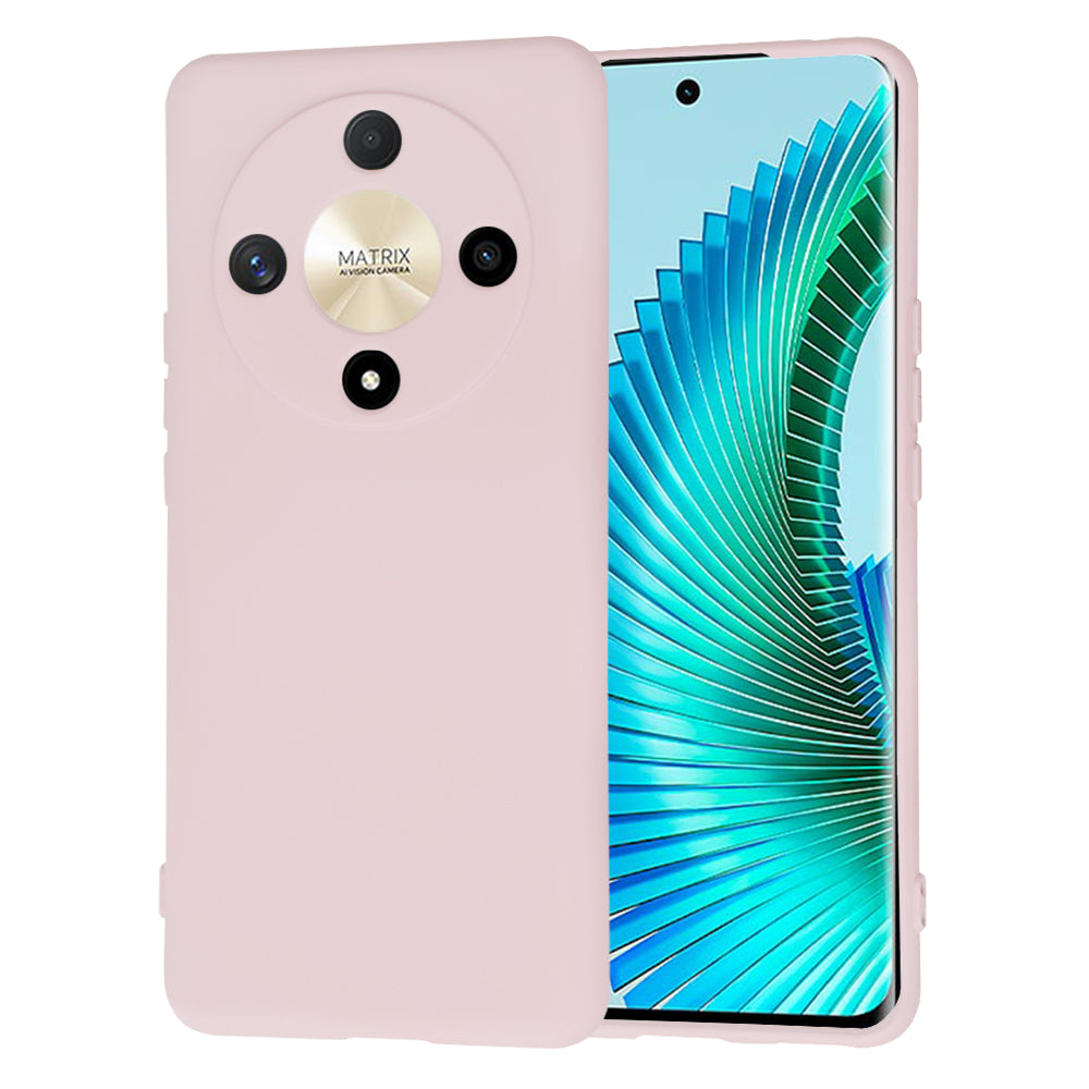 Kuori Honor Magic6 Lite -puhelimelle, Techsuit, SoftFlex, Vaaleanpunainen
