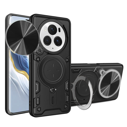 Kuori Honor Magic6 Pro:lle, Techsuit, CamGuard Pro, Musta