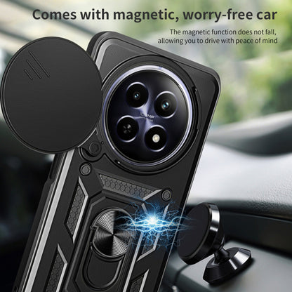Honor Magic6 Pro -suojakuori, Techsuit, CamShield, Musta