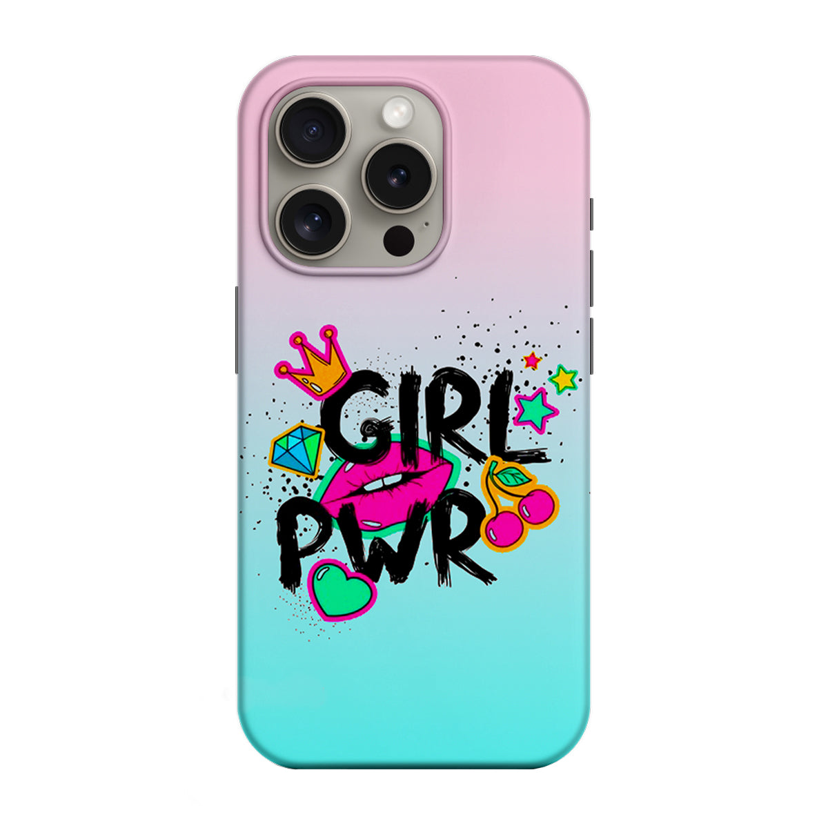 Case for Honor Magic7 Lite, Perfect Case, LOVE-Splash Girl Power, Multicolor