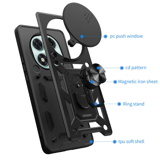 Kuori Honor Magic7 Pro:lle, Techsuit, CamShield, Musta