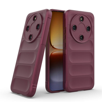 Kotelo Honor Magic8 Lite, Techsuit, Magic Shield, Viininpunainen