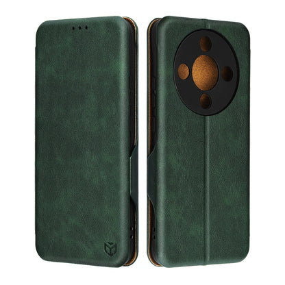 Kotelo Honor Magic8 Lite, Techsuit, Safe Wallet Plus, Vihreä