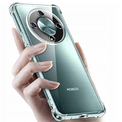 Kotelo Honor Magic8 Lite -puhelimelle, Techsuit, Iskunkestävä Kirkas, Läpinäkyvä