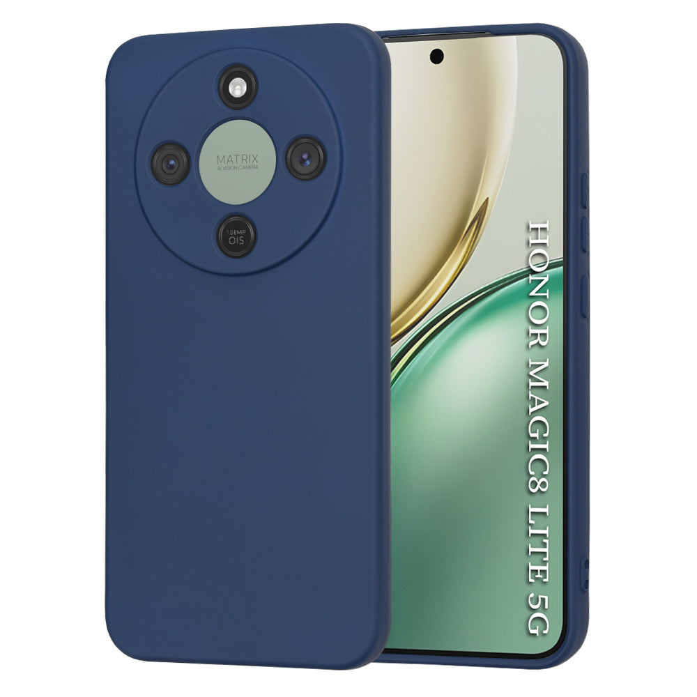 Kotelo Honor Magic8 Lite, Techsuit, SoftFlex, Tummansininen