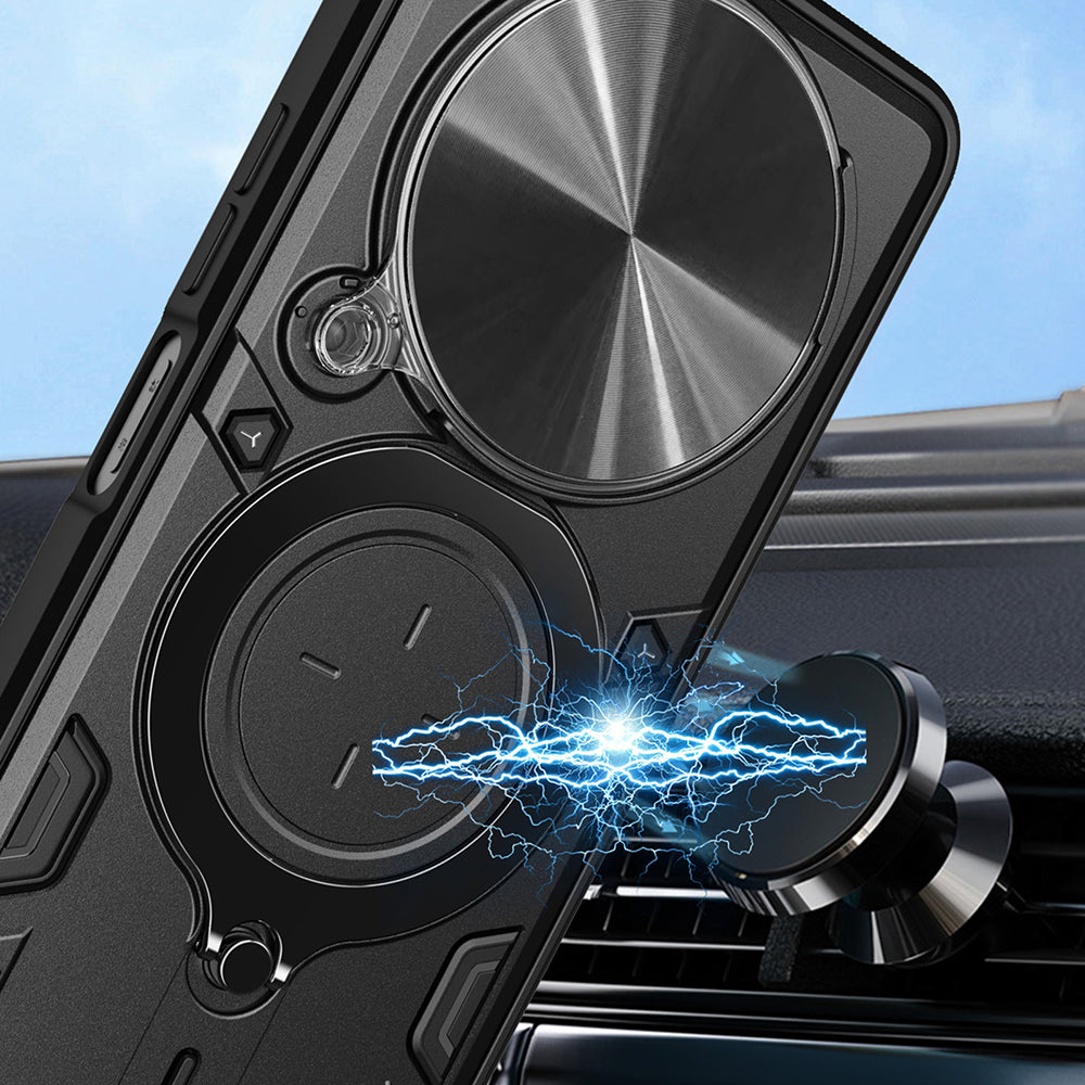 Kotelo Honor Magic8 Pro:lle, Techsuit, CamGuard Pro, Violetti