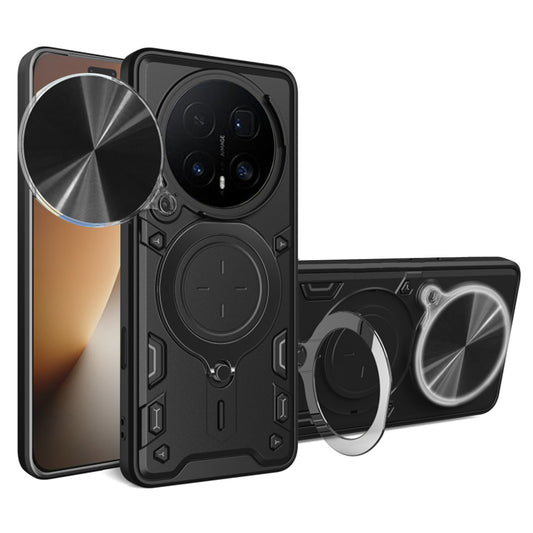 Kotelo Honor Magic8 Pro:lle, Techsuit, CamGuard Pro, Musta