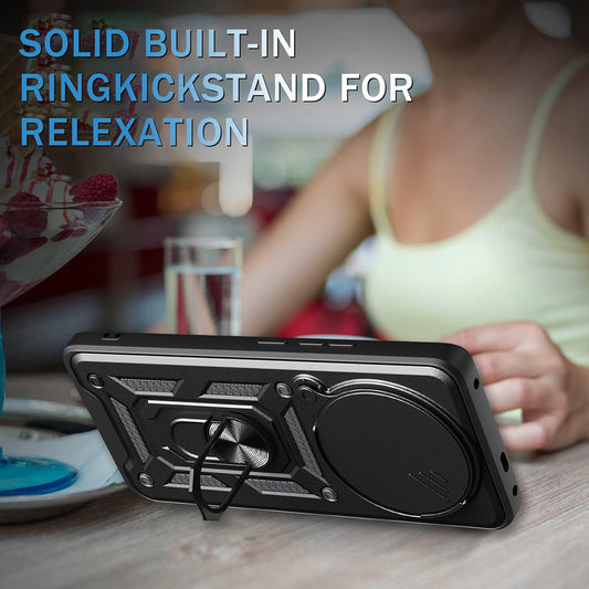 Kotelo Honor Magic8 Pro:lle, Techsuit, CamShield, Kulta