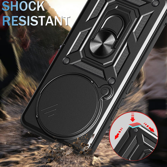 Kotelo Honor Magic8 Pro:lle, Techsuit, CamShield, Vihreä