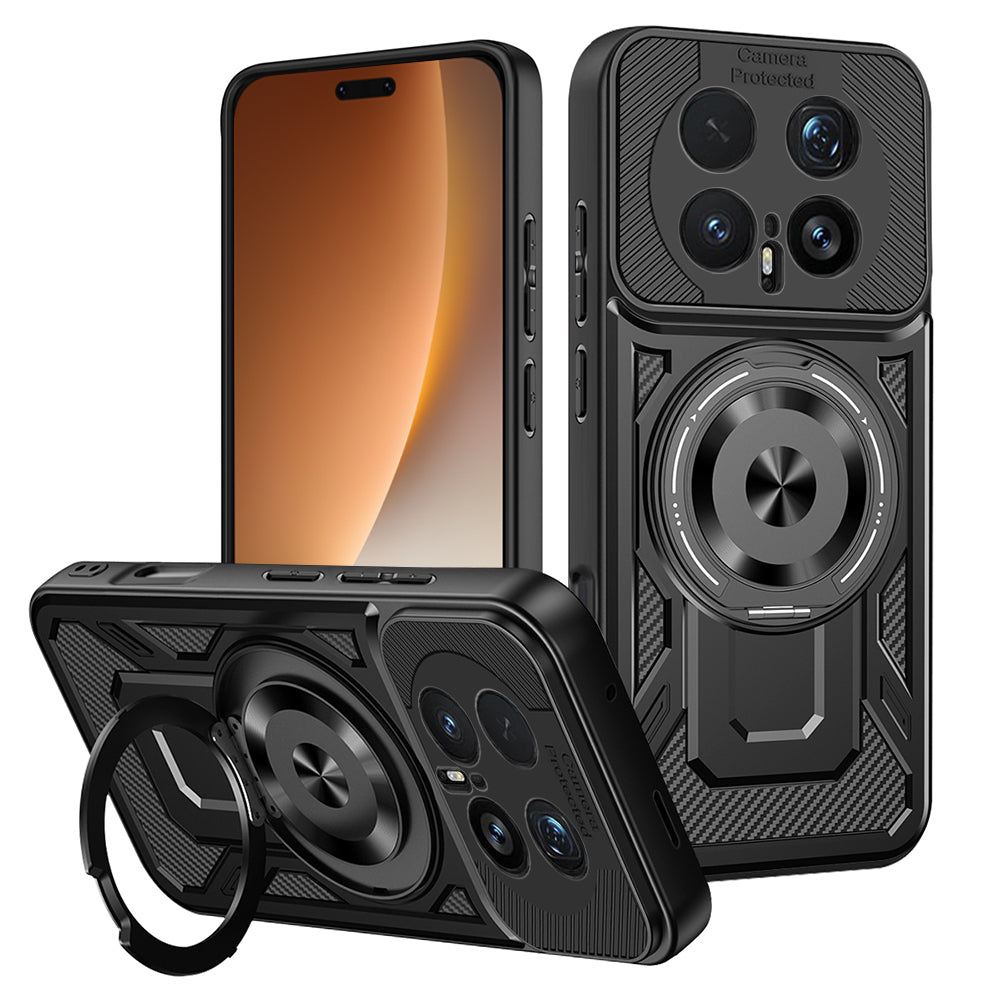 Kotelo Honor Magic8 Prolle, Techsuit, RuggedCam, Musta
