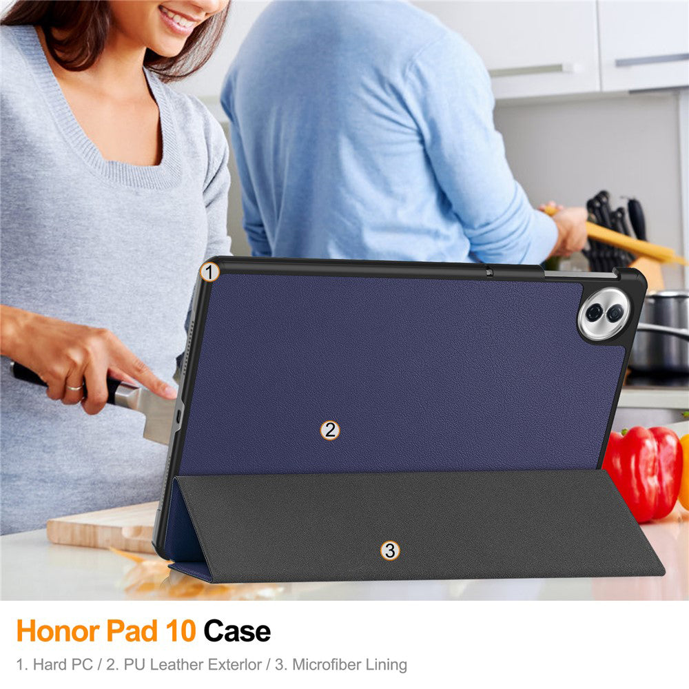 Case for Honor Pad 10, Techsuit, FoldPro, Blue