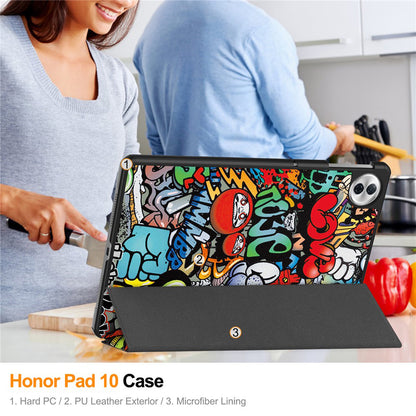 Kuori Honor Pad 10:lle, Techsuit, FoldPro Urban Vibe, Monivärinen