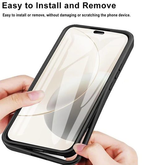 Suojakotelo Honor X5c Plus, Techsuit, ColorVerse 360, Violetti