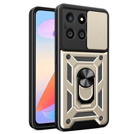 Kuori Honor X6a:lle, Techsuit, CamShield, Kultainen