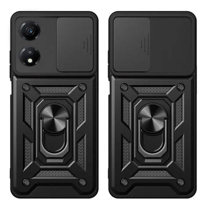 Kuori Honor X7b 5G / 90 Smart / X7b 4G:lle, Techsuit, CamShield, Musta